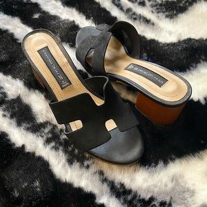 STEVEN by Steve Madden Block Heel Mule Sandals size 6.5